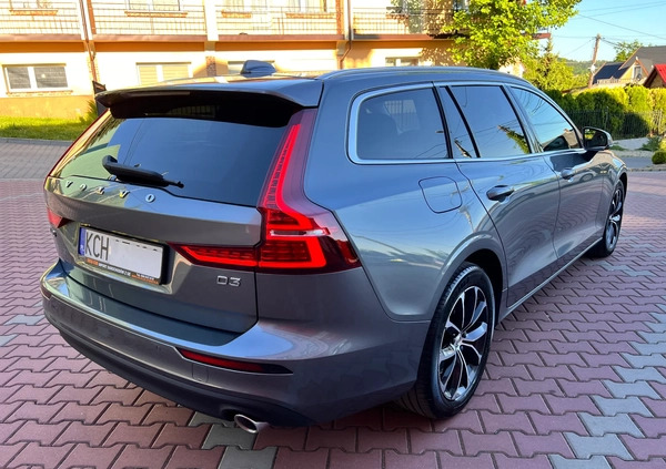 Volvo V60 cena 87900 przebieg: 183642, rok produkcji 2020 z Marki małe 631